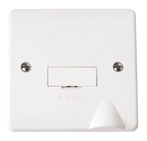 Click Scolmore - Click Mode 13A Fused Connection Unit With Flex Outlet (CMA050)