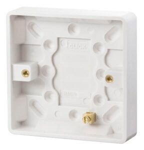 Click Scolmore - Click Mode 1 Gang 16Mm Deep Pattress Box (CMA080)