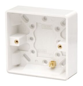Click Scolmore - Click Mode 1 Gang 25Mm Deep Pattress Box (CMA081)