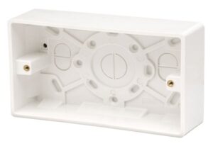 Click Scolmore - Click Mode 2 Gang 35Mm Deep Pattress Box (CMA084)