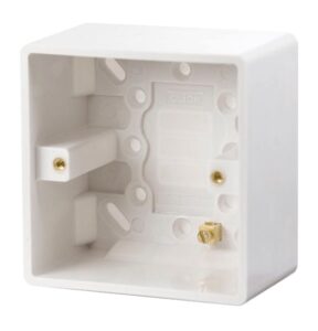 Click Scolmore - Click Mode 1 Gang 47Mm Deep Pattress Box (CMA085)