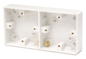 Click Scolmore - Click Mode Dual Accessory 29Mm Deep Surface Pattress (CMA089)