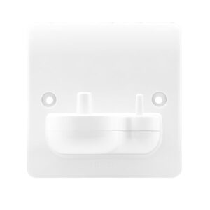 Click Scolmore - Click Mode 1 Gang Single In-Wall Oral-B Electric Toothbrush Charger With Holder (CMA101)
