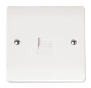 Click Scolmore - Click Mode Single Telephone Outlet Master (CMA119)