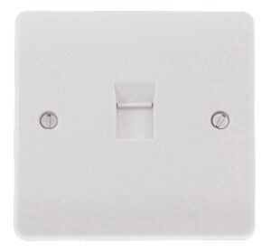 Click Scolmore - Click Mode Single Cat-5E Outlet (CMA131)
