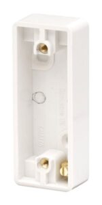 Click Mode 10Ax 1 Gang Architrave Pattress Box