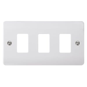 Click Mode 3 Gang GridPro Frontplate