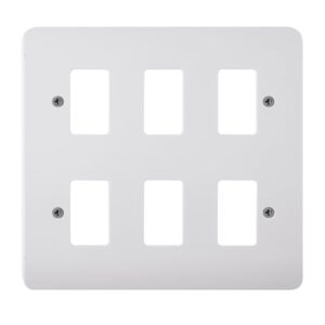 Click Mode 6 Gang GridPro Frontplate