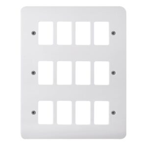 Click Mode 12 Gang GridPro Frontplate