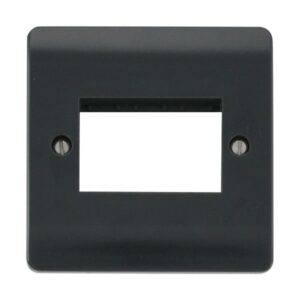 Click Scolmore - Click Mode 1 Gang Plate Triple Aperture (CMA403AG)