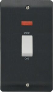 Click Scolmore - Click Mode 2G 45A Dp Sw+Neon Ag (CMA503AG)