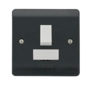Click Scolmore - Click Mode 13A Fused Switched Connection Unit Without Flex Outlet (CMA651AG)