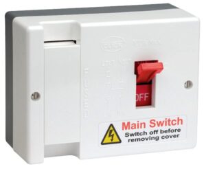 Click Essentials 100A Fused Main Switch (80A Hrc Fuse Fitted)