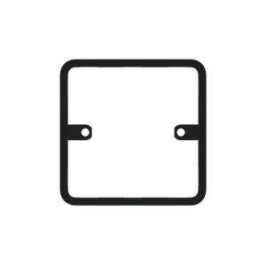 Click Scolmore - Click Deco Plus 1G 10Mm Deco+ Gasket Bk (DP095BK)