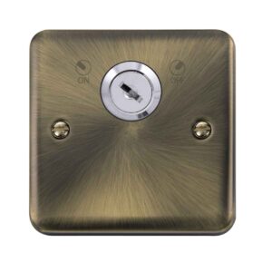 Click Scolmore - Click Deco Plus 20A Double Pole Key Lockable Switch (DPAB660)