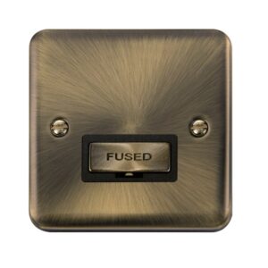 Click Scolmore - Click Deco Plus 13A Ingot Fused Connection Unit (DPAB750BK)