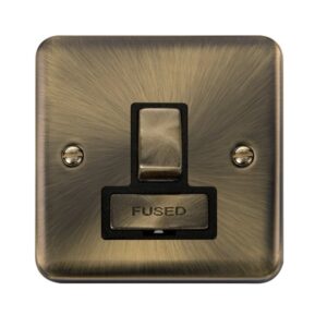 Click Scolmore - Click Deco Plus 13A Ingot Dp Switched Fused Connection Unit (DPAB751BK)