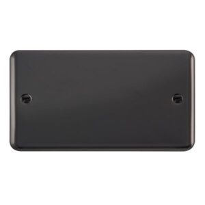 Click Scolmore - Click Deco Plus 2 Gang Blank Plate (DPBN061)