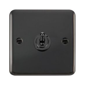 Click Scolmore - Click Deco Plus 10Ax 1 Gang 2 Way Toggle Switch (DPBN421)