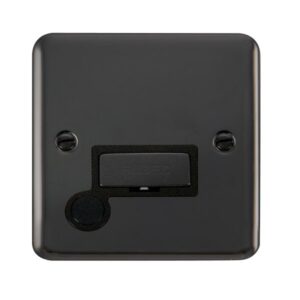 Click Scolmore - Click Deco Plus 13A Ingot Fused Connection Unit (DPBN550BK)
