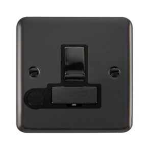 Click Scolmore - Click Deco Plus 13A Ingot Dp Switched Fused Connection Unit (DPBN551BK)