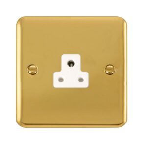 Click Scolmore - Click Deco Plus 2A Round Pin Socket (DPBR039WH)