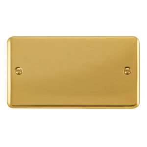 Click Scolmore - Click Deco Plus 2 Gang Blank Plate (DPBR061)