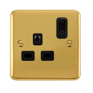 Click Deco Plus Ingot 13A 1G Rf Smart Socket Deco+ Br Bk