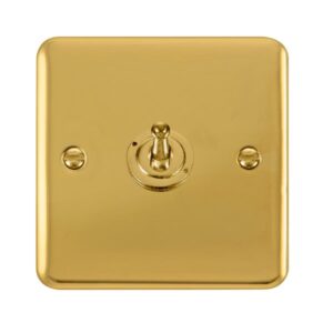Click Scolmore - Click Deco Plus 10Ax 1 Gang 2 Way Toggle Switch (DPBR421)