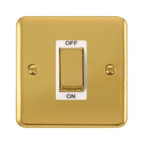 Click Scolmore - Click Deco Plus 45A Ingot 1 Gang Dp Switch (DPBR500WH)
