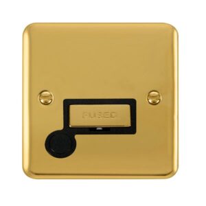 Click Scolmore - Click Deco Plus 13A Ingot Fused Connection Unit (DPBR550BK)
