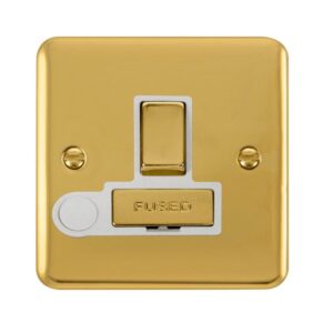 Click Scolmore - Click Deco Plus 13A Ingot Dp Switched Fused Connection Unit (DPBR551WH)