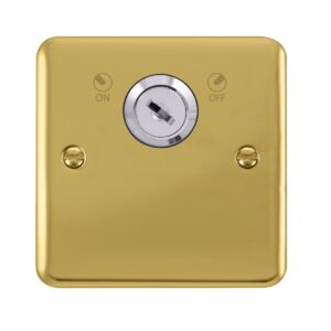 Click Scolmore - Click Deco Plus 20A Double Pole Key Lockable Switch (DPBR660)