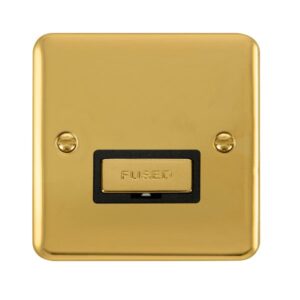 Click Scolmore - Click Deco Plus 13A Ingot Fused Connection Unit (DPBR750BK)