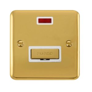 Click Scolmore - Click Deco Plus 13A Ingot Fused Connection Unit With Neon (DPBR753WH)