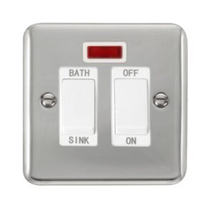 Click Scolmore - Click Deco Plus 20A Dp Sink/Bath Switch With Neon (DPCH024WH)