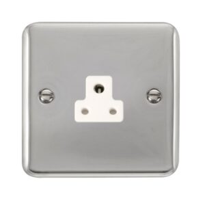 Click Scolmore - Click Deco Plus 2A Round Pin Socket (DPCH039WH)