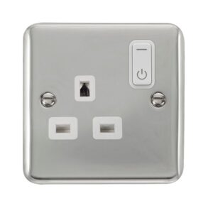 Click Deco Plus Ingot 13A 1G Rf Smart Socket Deco+ Ch Wh
