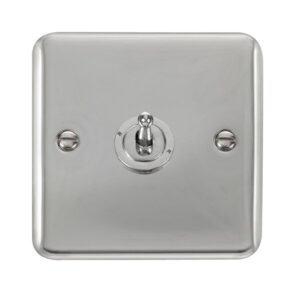 Click Scolmore - Click Deco Plus 10Ax 1 Gang 2 Way Toggle Switch (DPCH421)
