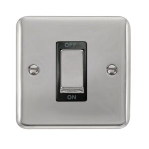 Click Scolmore - Click Deco Plus 45A Ingot 1 Gang Dp Switch (DPCH500BK)