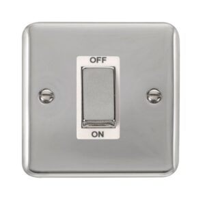Click Scolmore - Click Deco Plus 45A Ingot 1 Gang Dp Switch (DPCH500WH)