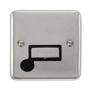 Click Scolmore - Click Deco Plus 13A Ingot Fused Connection Unit (DPCH550BK)