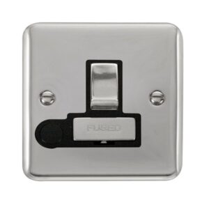Click Scolmore - Click Deco Plus 13A Ingot Dp Switched Fused Connection Unit (DPCH551BK)