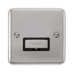 Click Scolmore - Click Deco Plus 13A Ingot Fused Connection Unit (DPCH750BK)