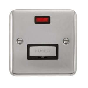 Click Scolmore - Click Deco Plus 13A Ingot Fused Connection Unit With Neon (DPCH753BK)