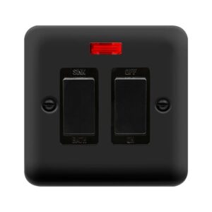 Click Scolmore - Click Deco Plus 20A Dp Sink/Bath Switch Mb (DPMB024BK)