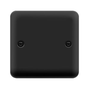Click Scolmore - Click Deco Plus 1 Gang Blank Plate Mb (DPMB060)