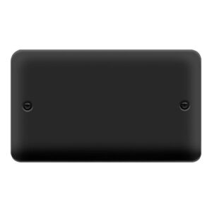 Click Scolmore - Click Deco Plus 2 Gang Blank Plate Mb (DPMB061)
