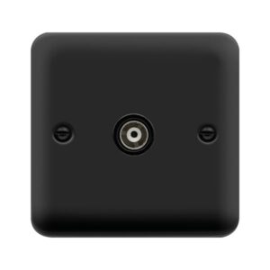 Click Scolmore - Click Deco Plus Iso Coax Skt Single Mb (DPMB158BK)
