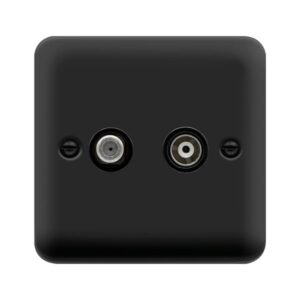 Click Scolmore - Click Deco Plus N Isosat & N Isocoax Mb (DPMB170BK)